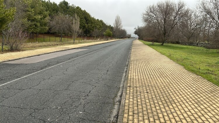 Carretera M-615 en Moralzarzal